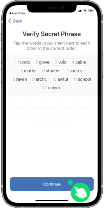 Create a backup copy of your wallet